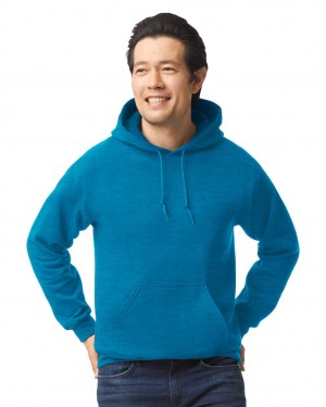 Antique Sapphire Men's Gildan 18500 Hoodie Sweatshirt | YHGI93170