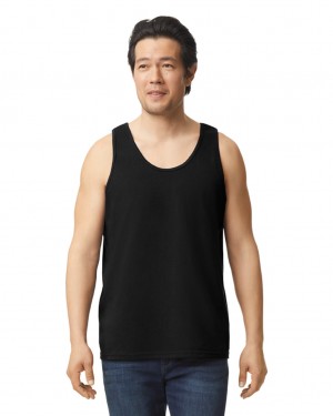 Black Men's Gildan 2200 Tanks | OVRB84275