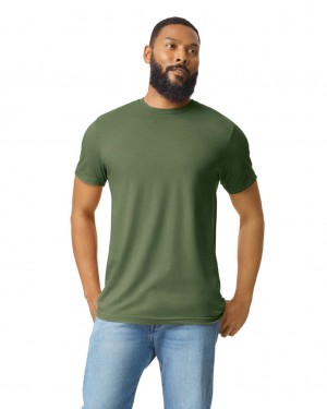 Cactus Men's Gildan 67000 CVC T-Shirts | BLVZ34967