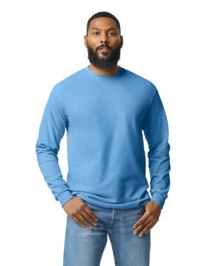 Carolina Blue Men's Gildan 5400 Long Sleeve T-Shirts | GWTB21970