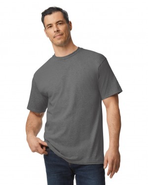 Charcoal Men's Gildan 2000T Tall T-Shirts | MTLG08729