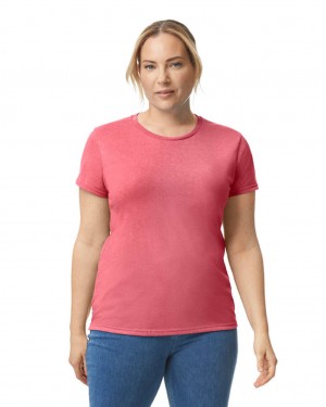 Coral Silk Women's Gildan 5000L T-Shirts | JGPO20493