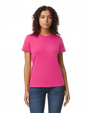 Heliconia Women's Gildan 65000L Midweight T-Shirts | BCDZ25814