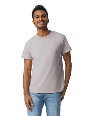 Ice Grey Men's Gildan 2000 T-Shirts | HKTO09471