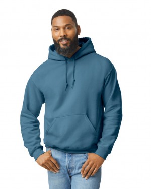 Indigo Blue Men's Gildan 18500 Hoodie | VRCE69041