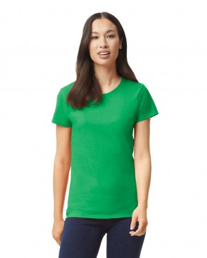 Irish Green Women's Gildan 5000L T-Shirts | RQDC56239