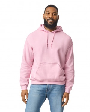 Light Pink Men's Gildan 18500 Hoodie | MXNG06125