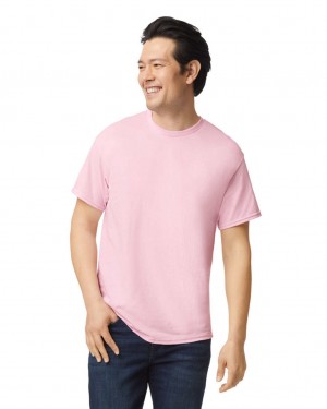 Light Pink Men's Gildan 8000 T-Shirts | DFUL54386