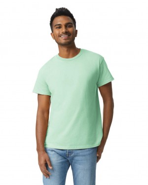 Mint Green Men's Gildan 2000 T-Shirts | SIPT01476