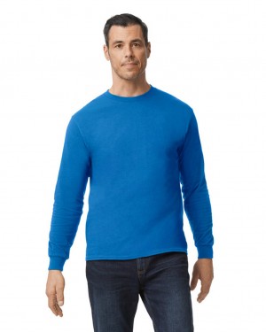 Royal Men's Gildan 5400 Long Sleeve T-Shirts | RNHO47910