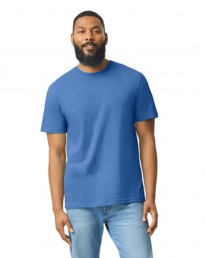 Royal Mist Men's Gildan 67000 CVC T-Shirts | GETL21863