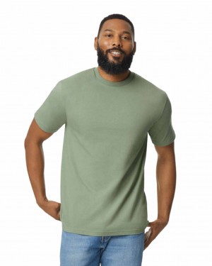 Sage Men's Gildan 65000 Midweight T-Shirts | MZGC15690