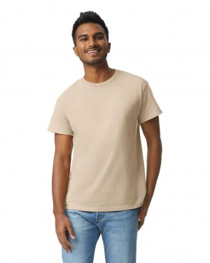 Sand Men's Gildan 2000 T-Shirts | OJCS76081