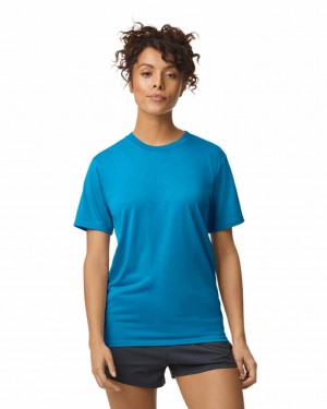 Sapphire Women's Gildan 42000 T-Shirts | UCPR53894