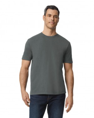 Storm Grey Men's Gildan 980 T-Shirts | FXBS34209