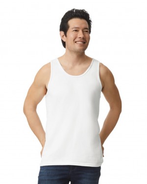 White Men's Gildan 2200 Tanks | RVWF62713