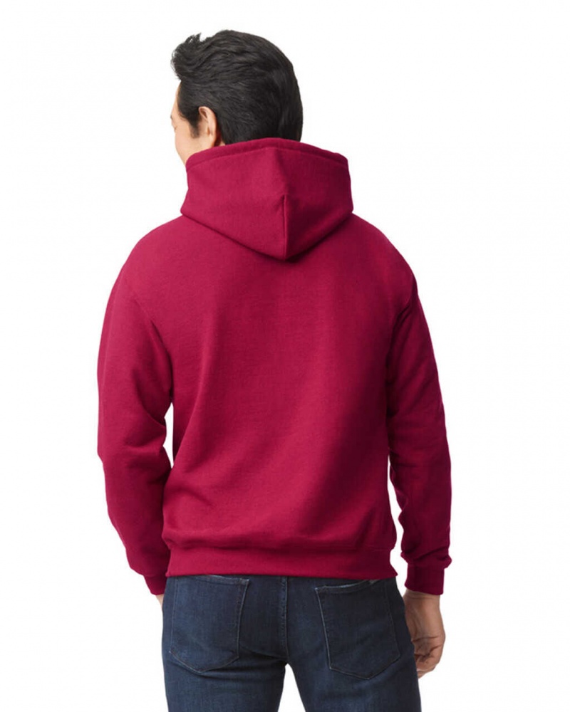 Antique Cherry Red Men's Gildan 18500 Hoodie Sweatshirt | WTPK53819