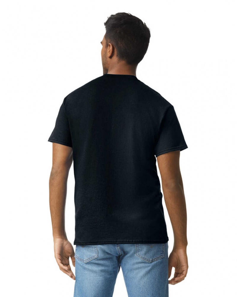 Black Men's Gildan 2000 T-Shirts | OJIV12835