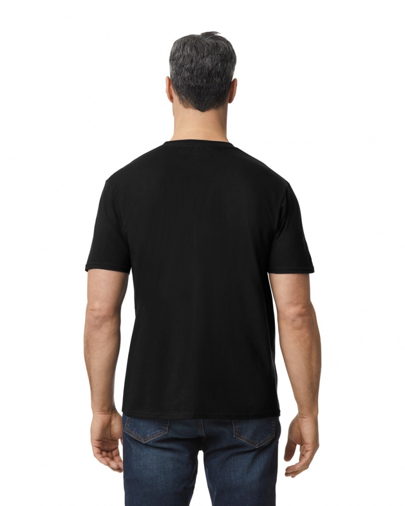 Black Men's Gildan 980 T-Shirts | CDPJ94678