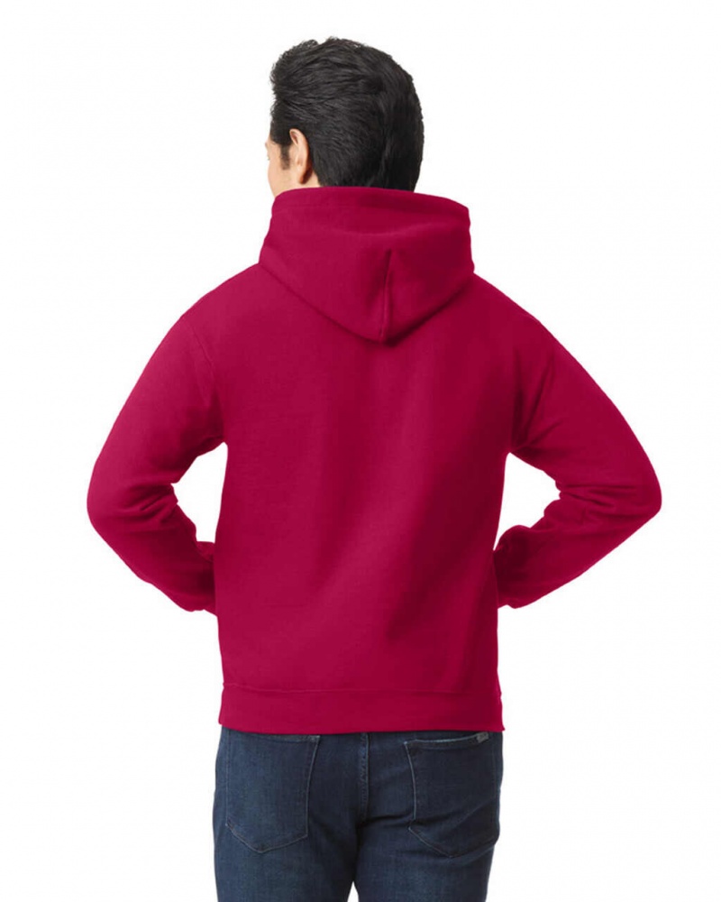 Cardinal Red Men's Gildan 18500 Hoodie Sweatshirt | CIWJ34529