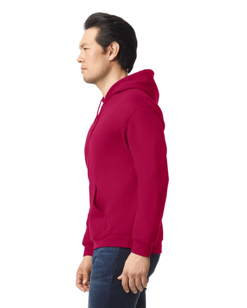 Cardinal Red Men's Gildan 18500 Hoodie Sweatshirt | CIWJ34529