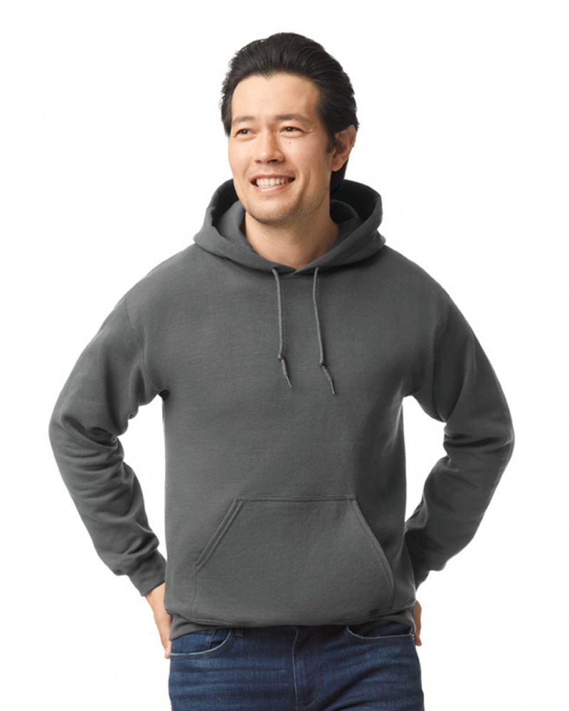 Charcoal Men\'s Gildan 18500 Hoodie | PRQV67854