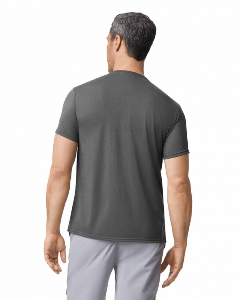 Charcoal Men's Gildan 42000 T-Shirts | DTNB93457