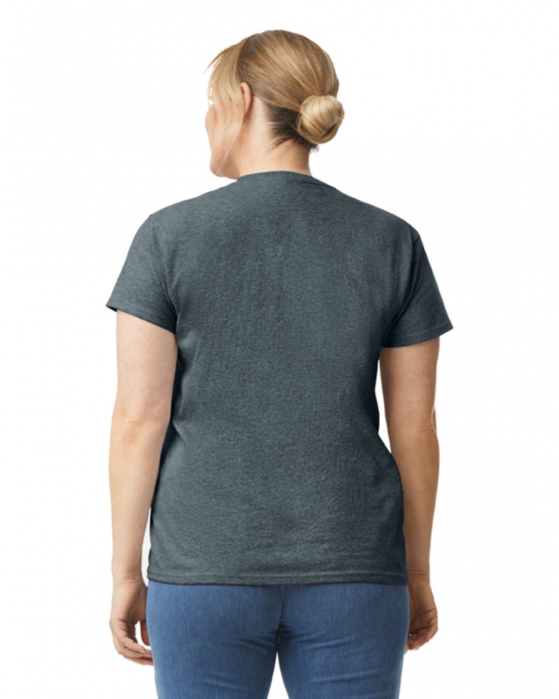 Dark Heather Women's Gildan 2000L T-Shirts | ESYC47950