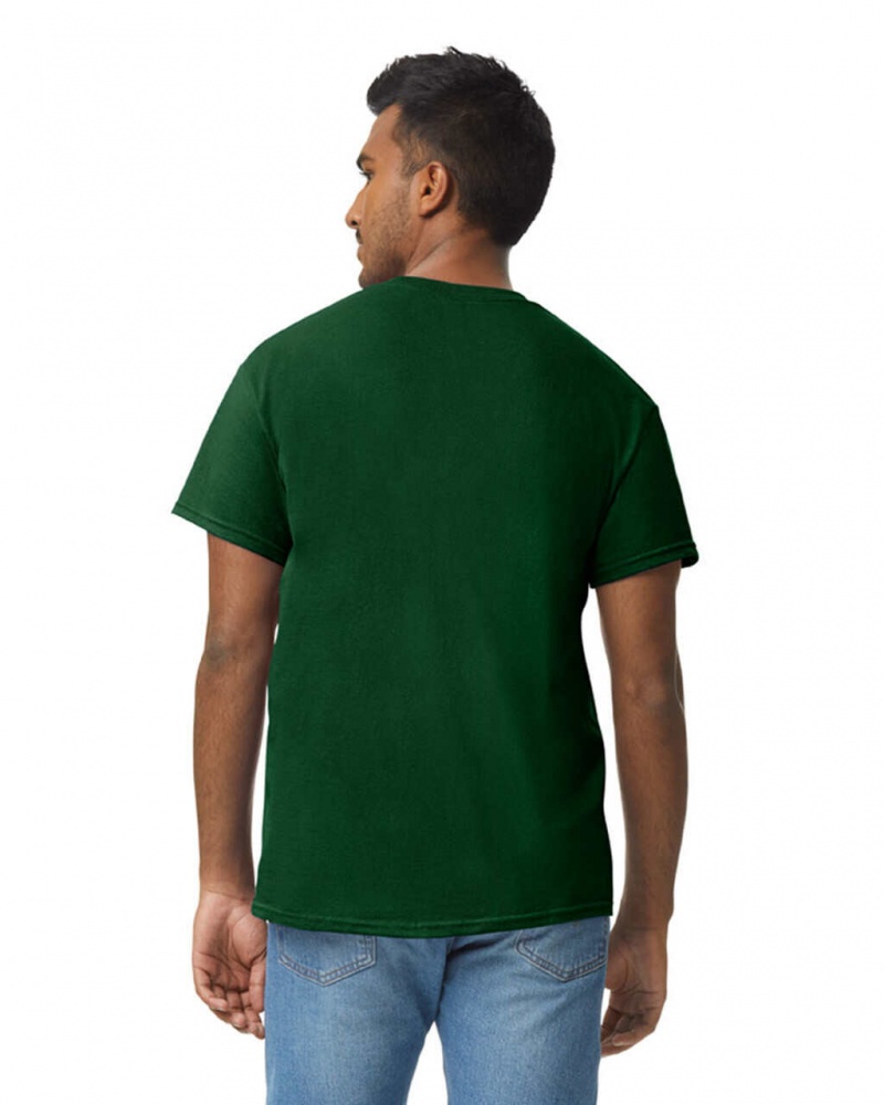 Forest Green Men's Gildan 5000 T-Shirts | HYWU50274