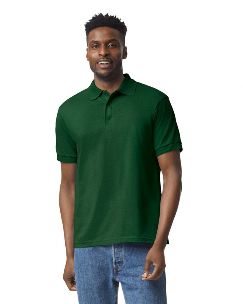 Forest Green Men\'s Gildan 8800 Polo | OPST27350