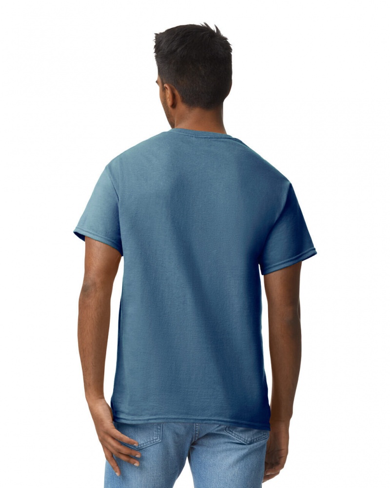 Heather Indigo Men's Gildan 2000 T-Shirts | BWCG06738