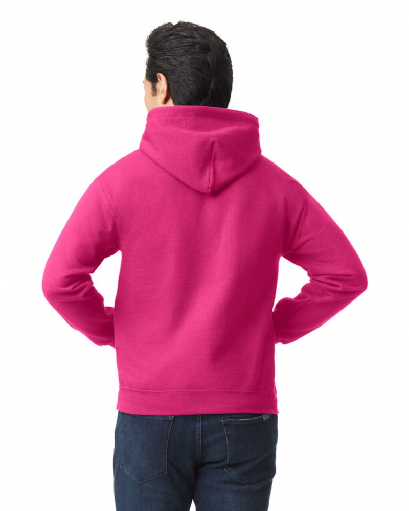 Heliconia Men's Gildan 18500 Hoodie Sweatshirt | UEKW36027