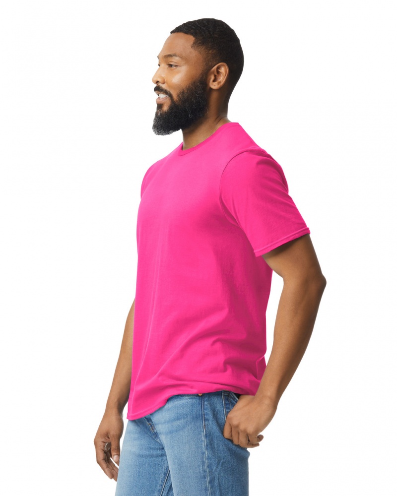 Heliconia Men's Gildan 64000 T-Shirts | FYHR10684