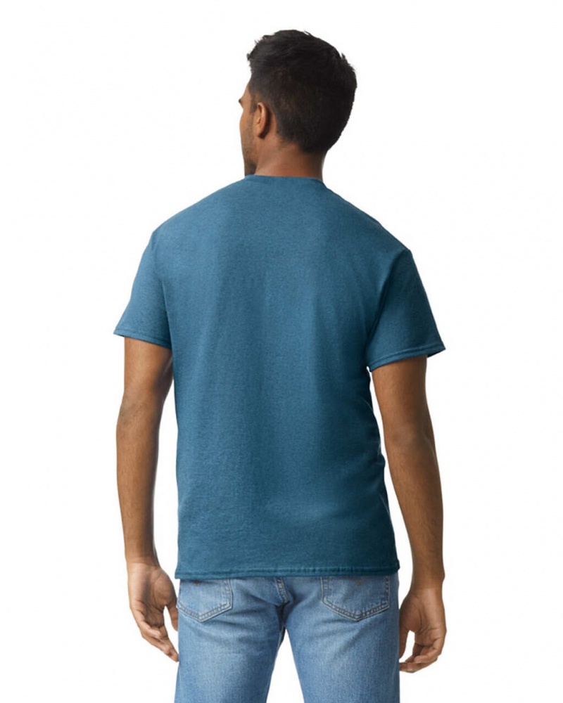 Indigo Blue Men's Gildan 2000 T-Shirts | SVYJ18097