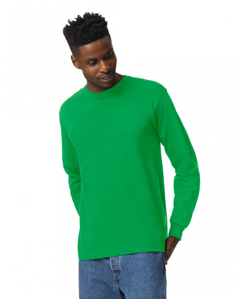 Irish Green Men\'s Gildan 2400 Long Sleeve T-Shirts | PUME07398