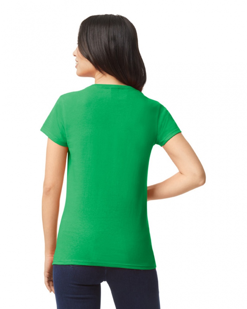 Irish Green Women's Gildan 5000L T-Shirts | RQDC56239