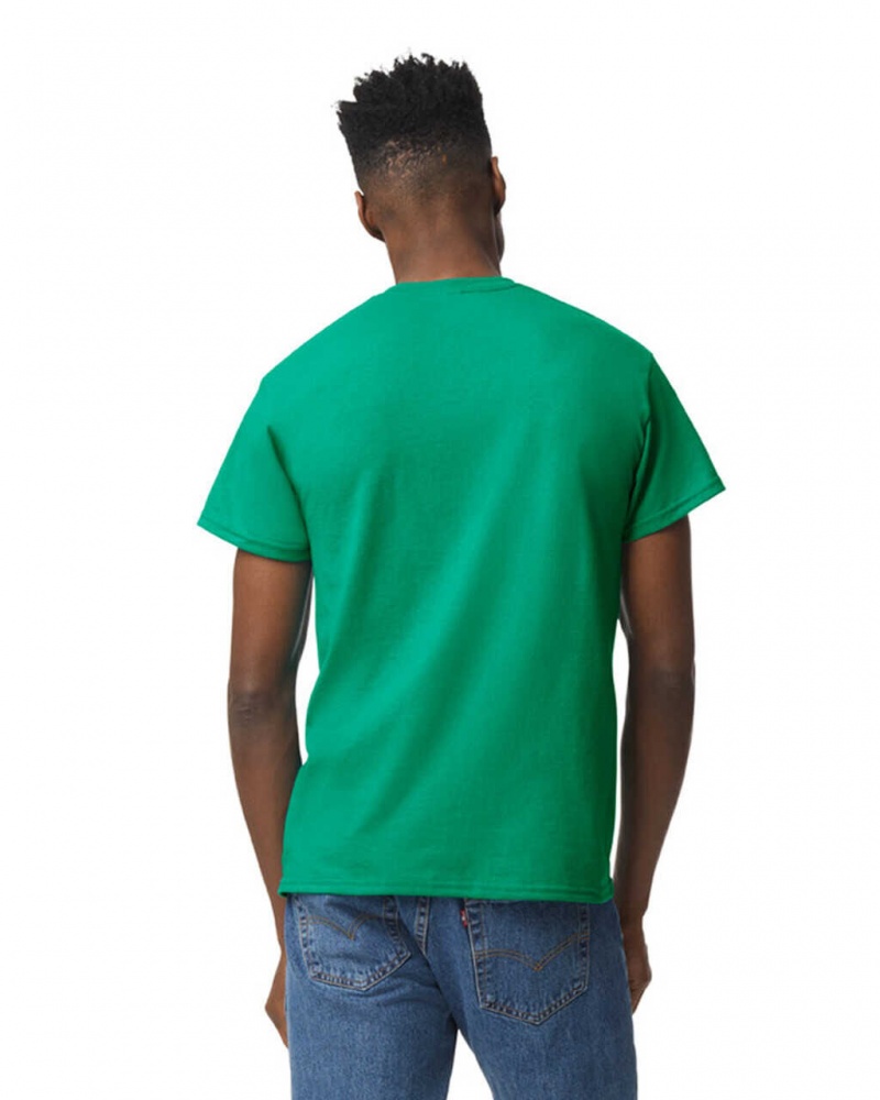 Kelly Green Men's Gildan 8000 T-Shirts | MCBV96732