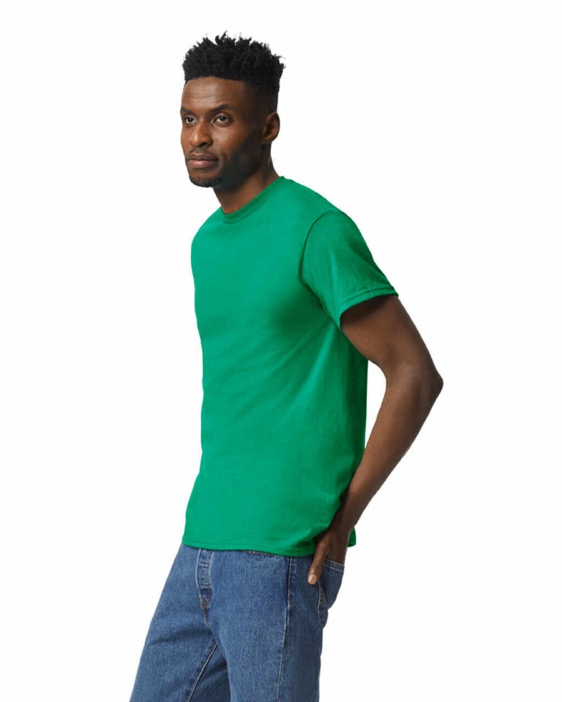 Kelly Green Men's Gildan 8000 T-Shirts | MCBV96732