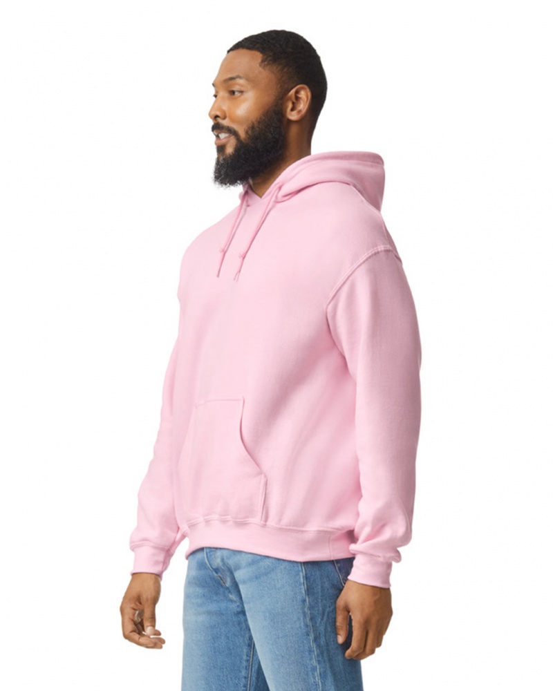 Light Pink Men's Gildan 18500 Hoodie | MXNG06125