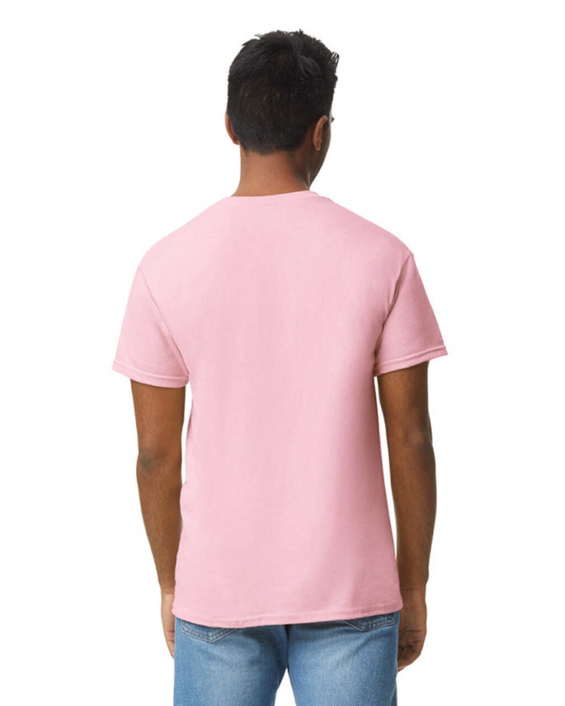 Light Pink Men's Gildan 5000 T-Shirts | HXUE35674