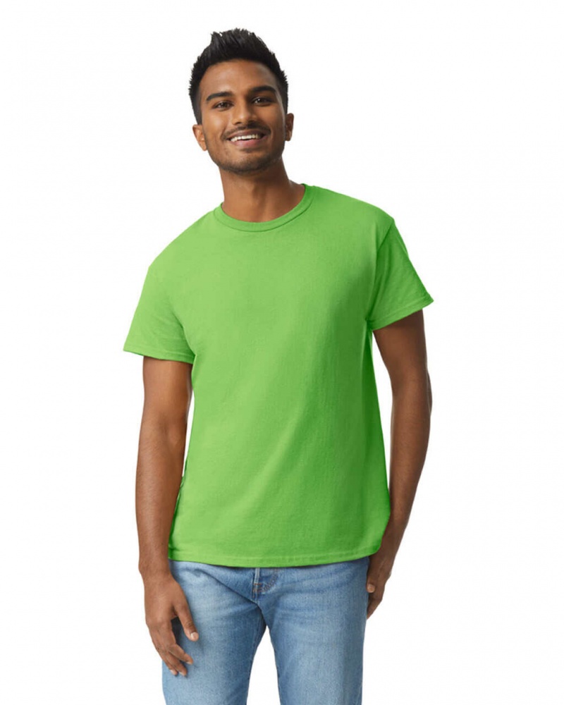 Lime Men\'s Gildan 2000 T-Shirts | XCKE37085