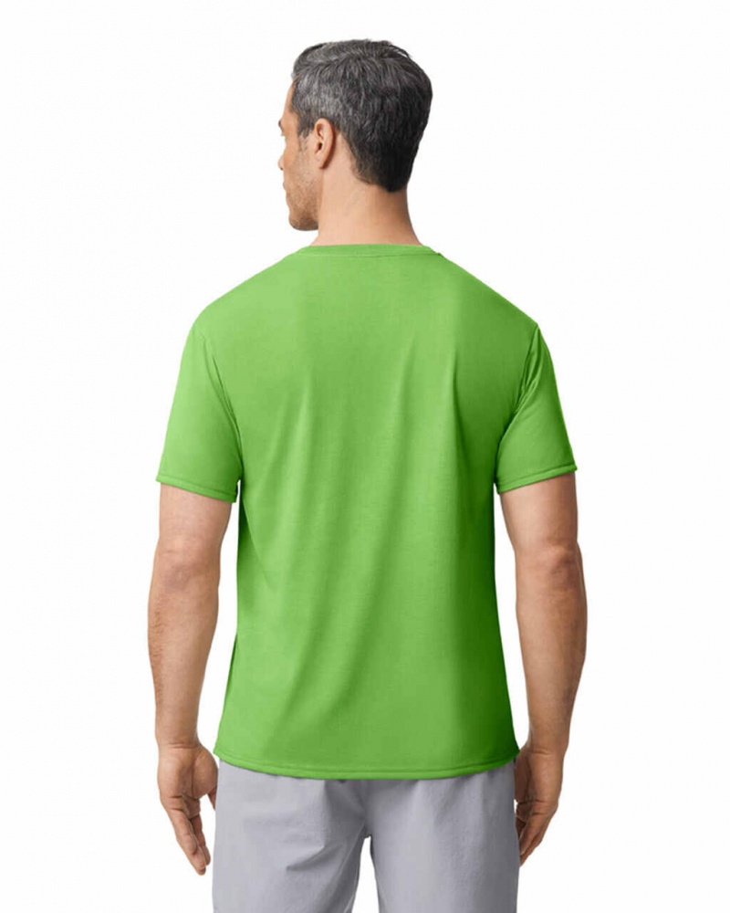 Lime Men's Gildan 42000 T-Shirts | MZHJ54017