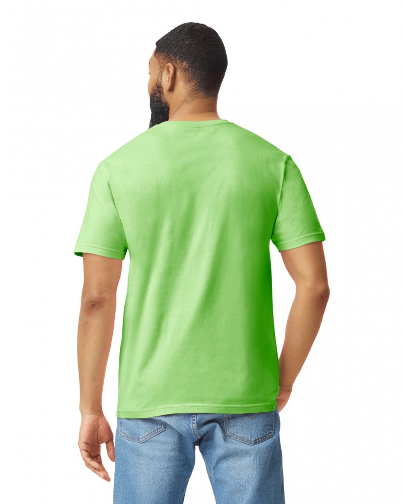 Lime Men's Gildan 64000 T-Shirts | BHRE01293