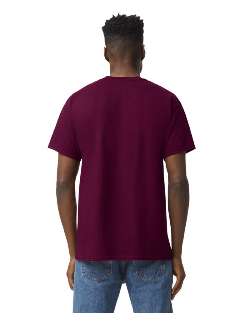 Maroon Men's Gildan 5000 T-Shirts | HURL93847