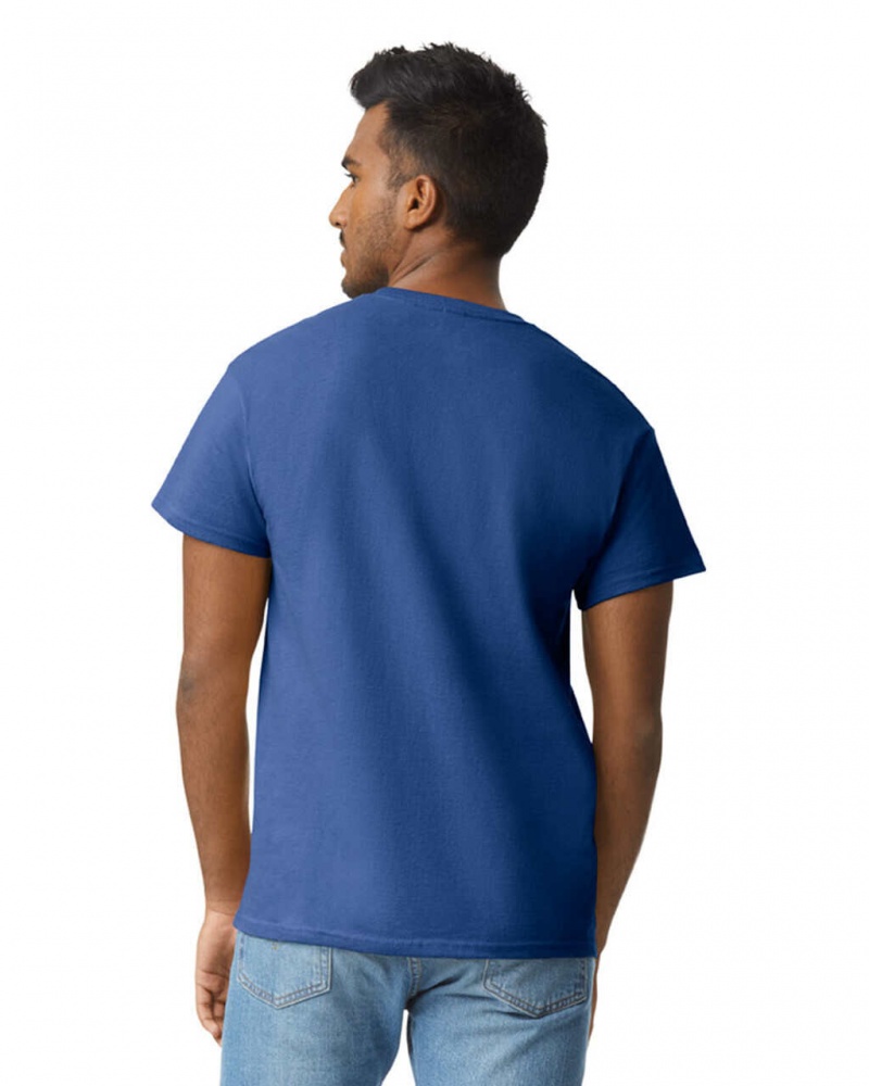 Metro Blue Men's Gildan 2000 T-Shirts | BMFZ91056