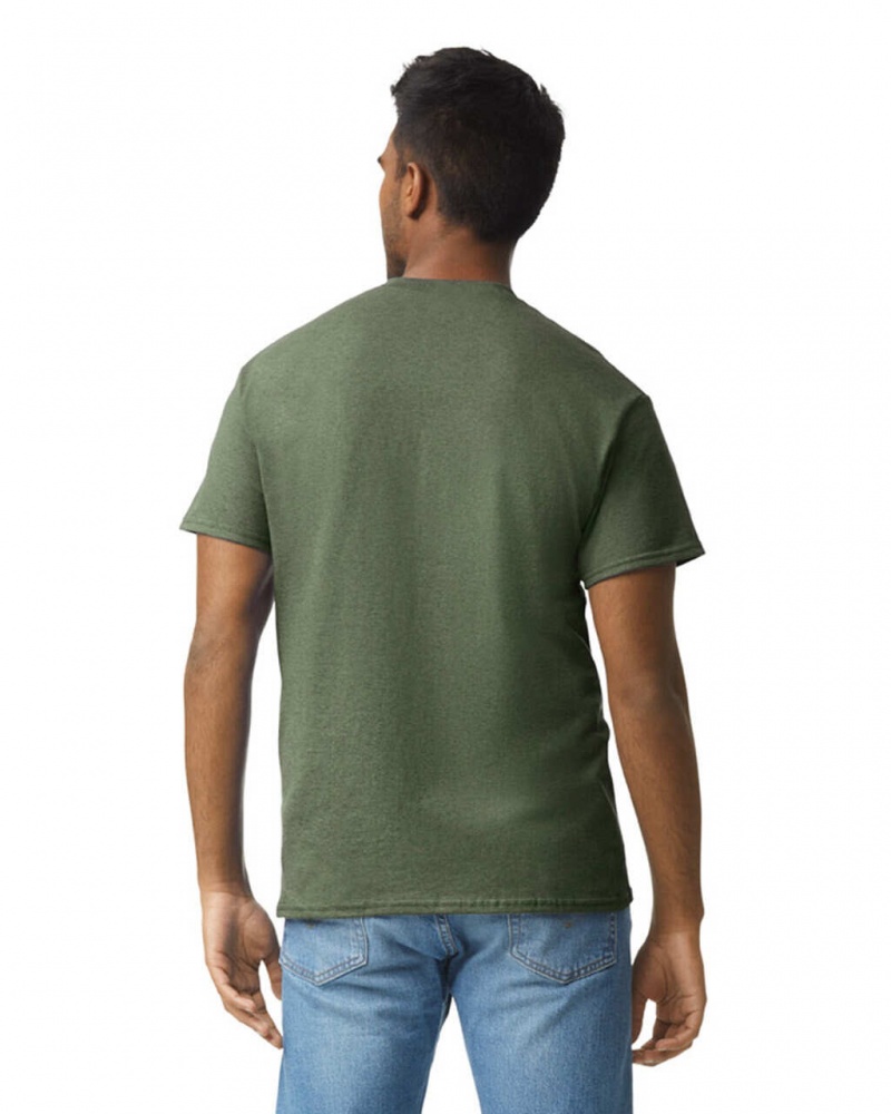 Military Green Men's Gildan 2000 T-Shirts | UVSI63129