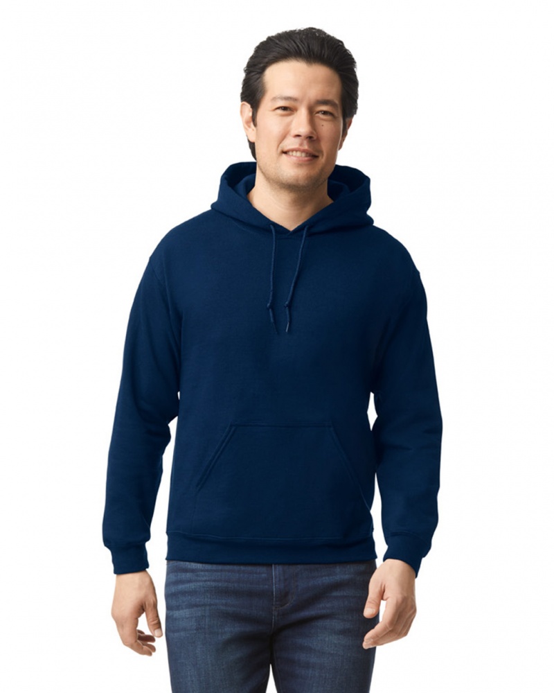 Navy Men\'s Gildan 18500 Hoodie | IKQL96152