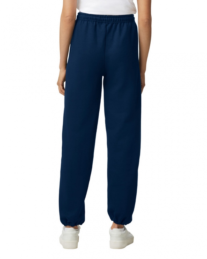 Navy Women's Gildan 18200 Sweatpants | NZJO74120