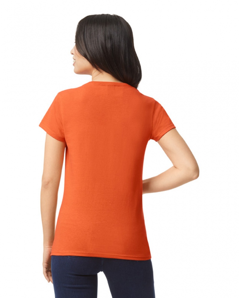 Orange Women's Gildan 5000L T-Shirts | APLD45618