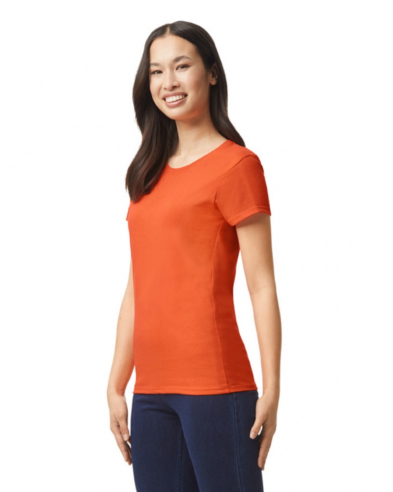 Orange Women's Gildan 5000L T-Shirts | APLD45618